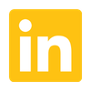 LinkedIn Logo Gold